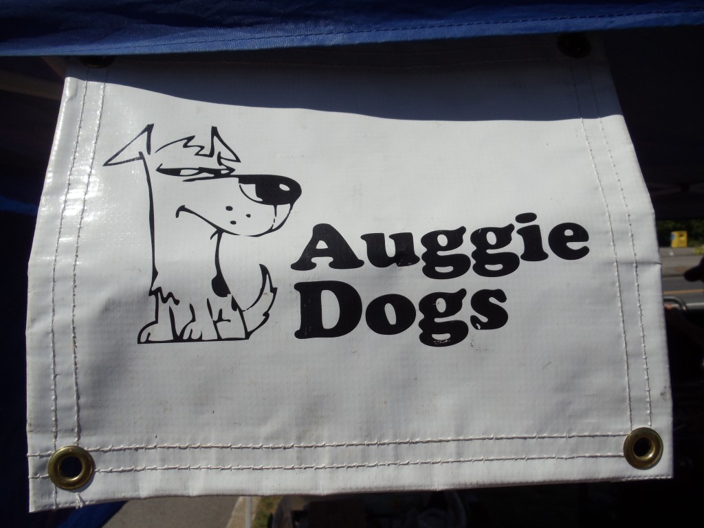 Auggie Dogs sign