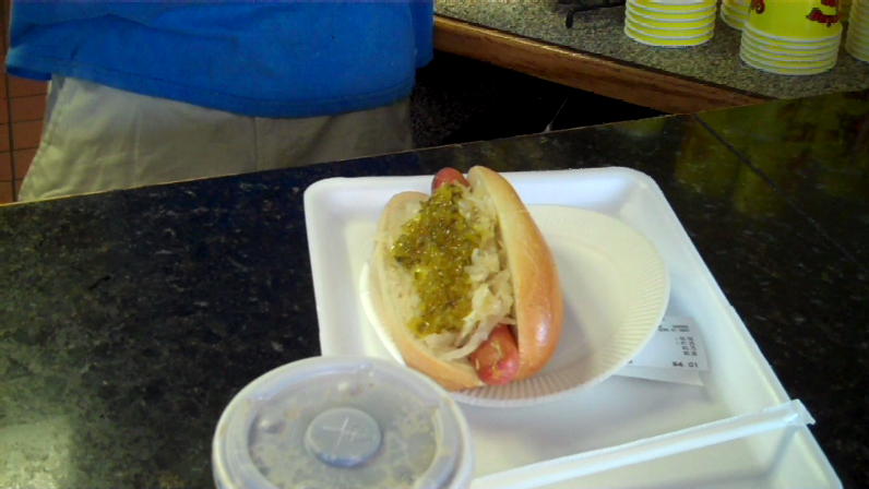 Galloping Hill hot dog- Half complete
