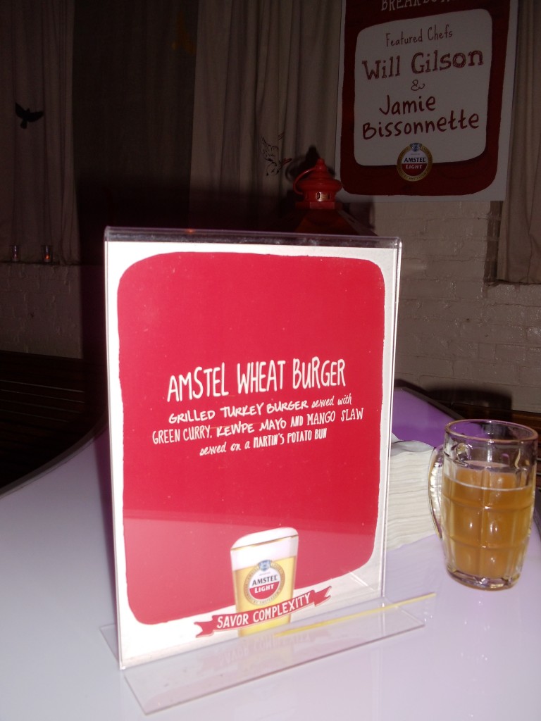 Amstel Wheat Turkey Burger
